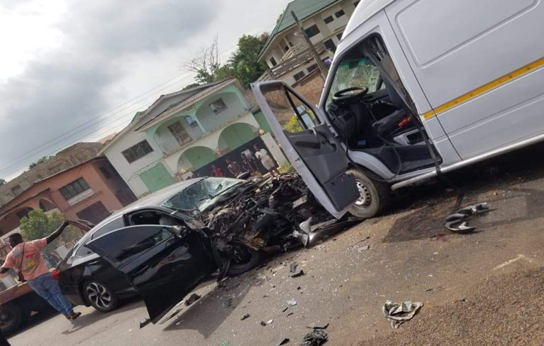 Two Die In A Gory Accident At Akuapem Mamfe