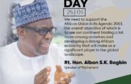 AU Day: Let’s Support Each Other To Achieve Agenda 2063 Objective – Bagbin Tells Member States