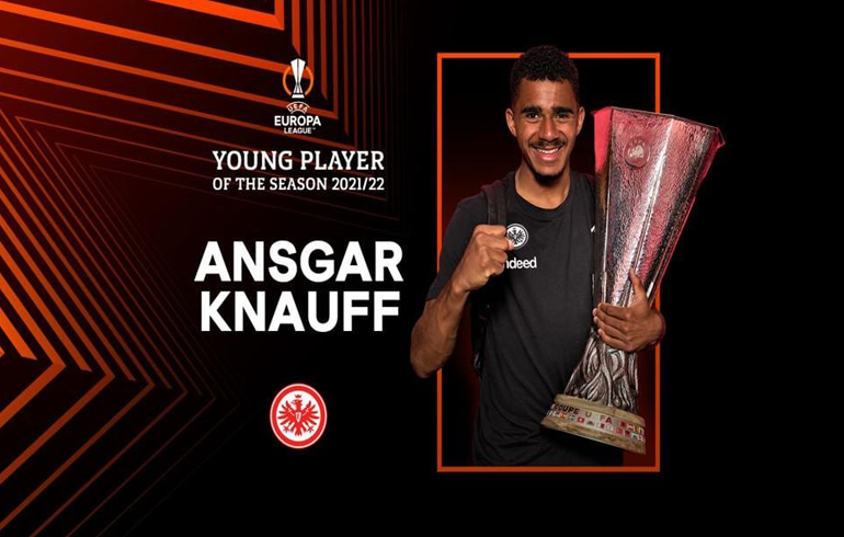 Ghanaian Ansgar Knauff Bags Europa League Young Player Of The Season Award