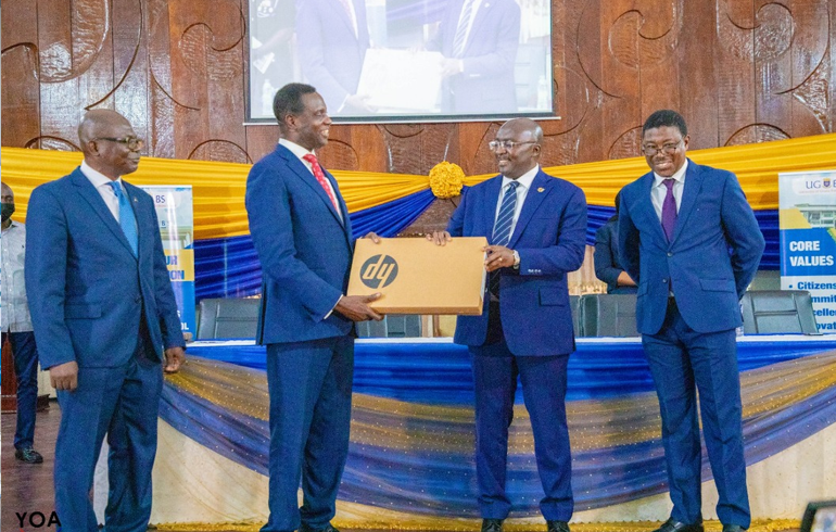 UGBS Launches 60th Anniversary As Bawumia Donate 100 Laptops