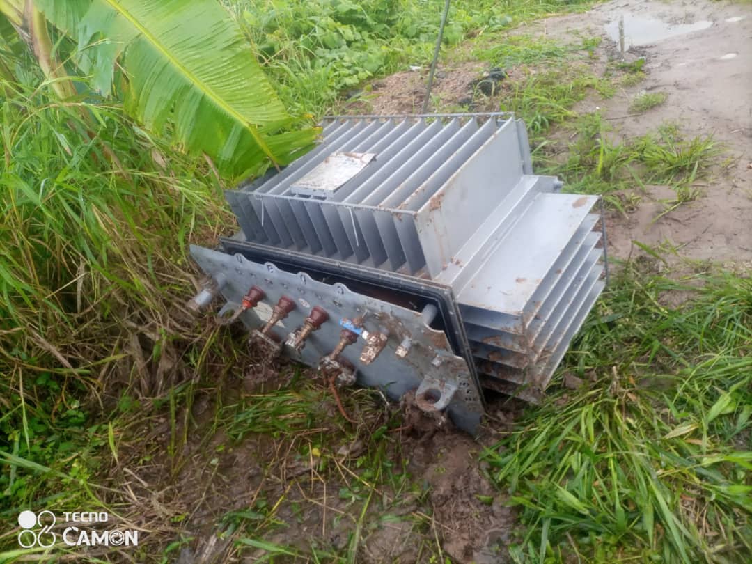 Thieves Dismantle ECG Transformer at Nsawam