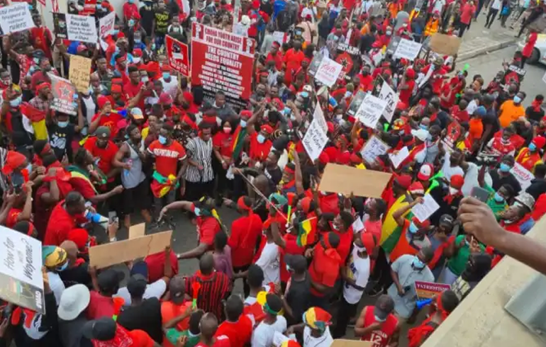 Tear Gas Fired At Arise Ghana Demo