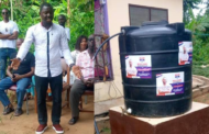 E/R: Hon. William Amankrah Commissions Mechanized Borehole At Asekesu No.1