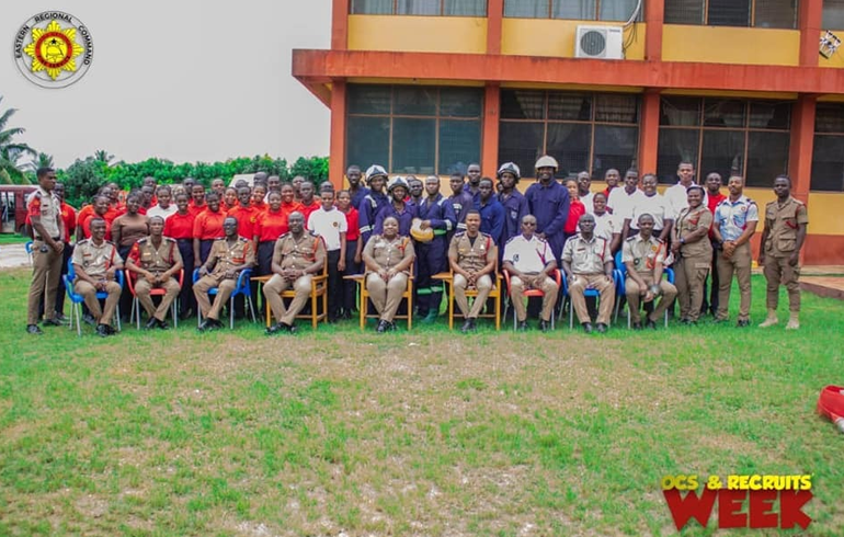 E/R: Koforidua Municipal Fire Station Emerge Winners Of Officer Cadets And Recruits Week