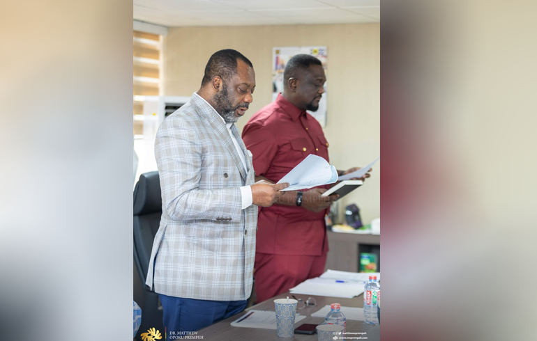 Energy Minister Sworn Into Office 2 Members Onto ECG Board