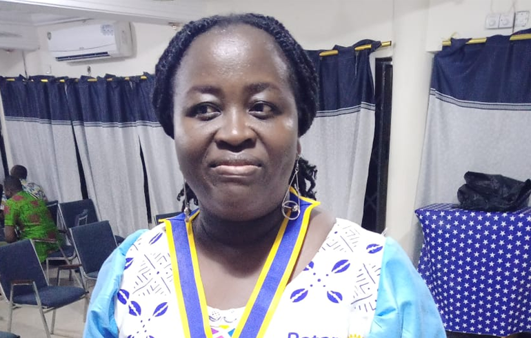 Techiman Rotary Club Inducts First Female President Into Office