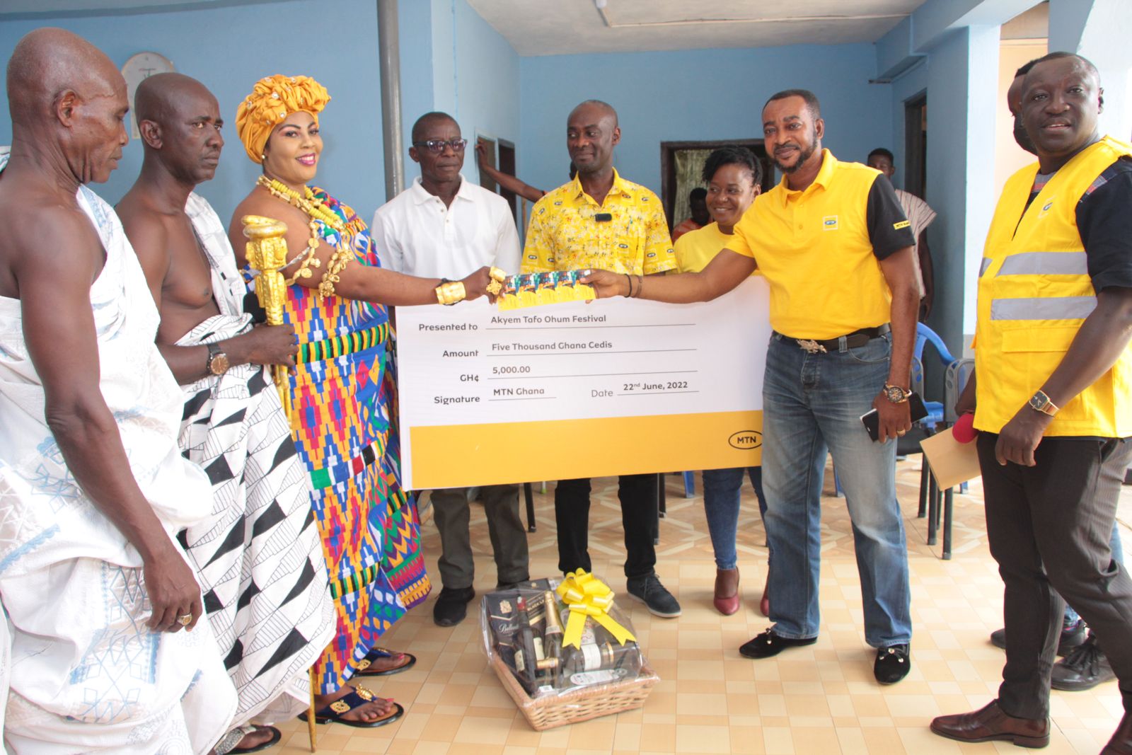 MTN Donates to Support Akyem Ohum Festival