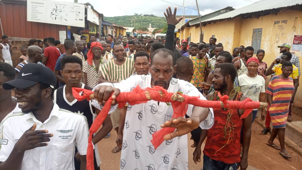 E/R: Krobo Residents Demonstrate Against Installation of ECG Prepaid Meters