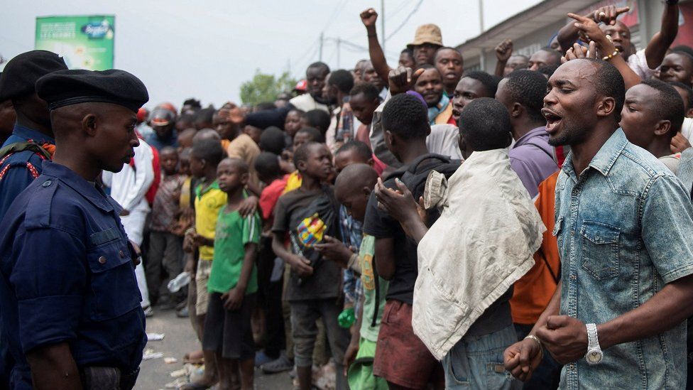 DR Congo Protests: Ten Die In Large Anti-UN Demonstrations