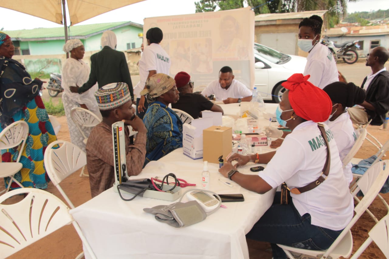 Koforidua: Hundreds of Zongo Residents Benefit From Free Health Screening By Magajiya
