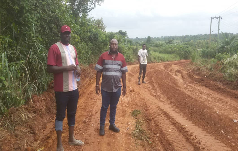 A/R: Adankwame Community Mining Scheme Reshape Deadly Mfensi - Adankwame- Asakraka Road