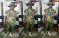 Video: Fake Soldier Caged By Police At Gomoa Budumburam