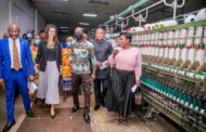 V/R: British High Commissioner To Ghana Visit Volta Star Textiles Limited At Juapong