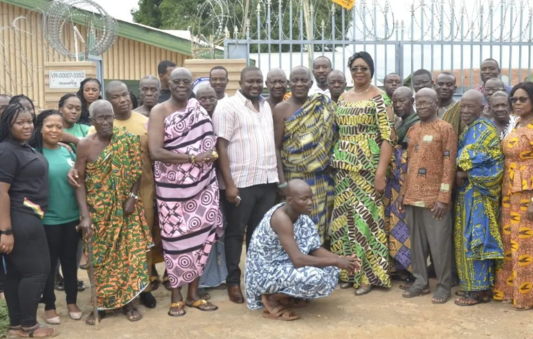 Oti Region: RTI Commission Pay Courtesy Call On Dambai Chief