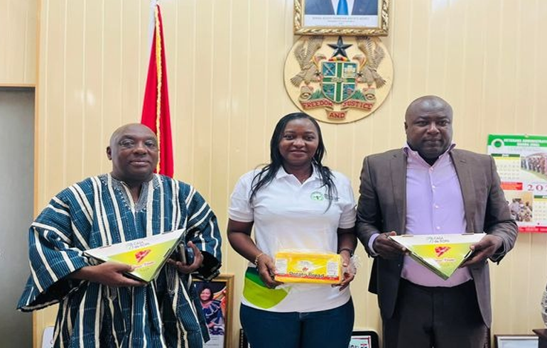 C/R: Regional Minister Hosts Beneficiary Of 1D1F, Tour Komenda Sugar Factory