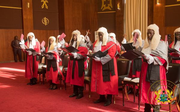 Akufo-Addo Induct Into Office Ten Justices Of The High Court