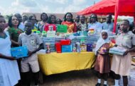 World Cocoa Foundation Provides Stationeries And Relevant Learning Materials To Nyamkumasi DC A/B  Basic School