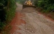 Upper Manya Krobo: MP Moves Gravels to Rehabilitate Deteriorated Fefe-Akumersu Road