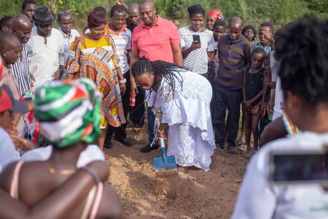 Asuogyaman MP Cuts Sod for a New Clinic, Supports another Clinic Project with GHc20k