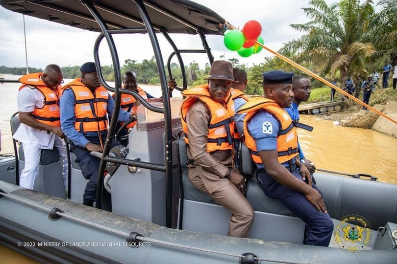 Dealing With Illegal Mining: Naval Personnel Stationed On Ankobrah And Offin Rivers