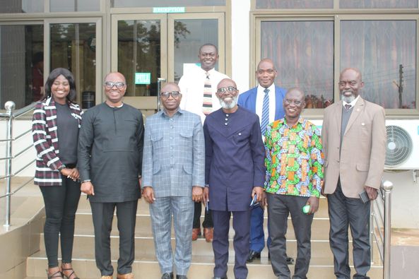 ActionAid Meet Vice Chancellor Of The University Of Environment And Natural Resources