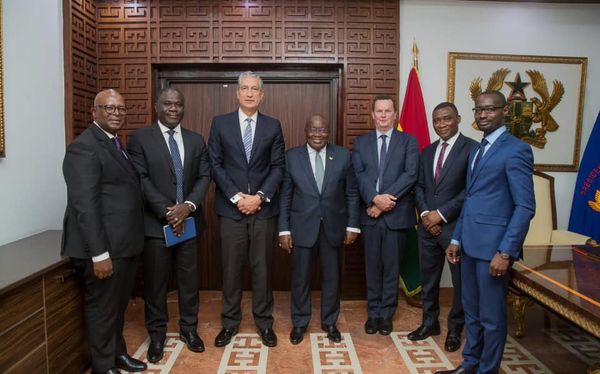 Group CEO Of AngloGold Pays Visit To Akufo-Addo At Jubilee House