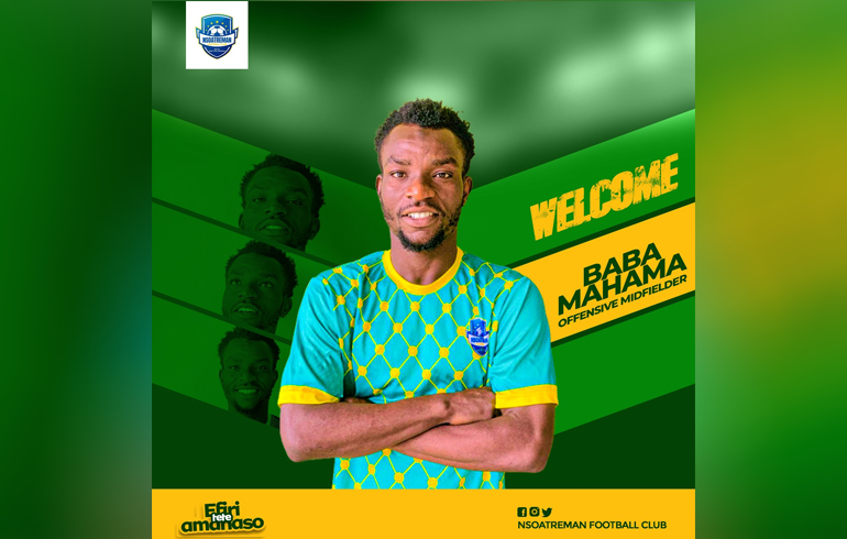 Former Kotoko Midfielder Baba Mahama Joins Nsoatreman FC Ahead Of New Season