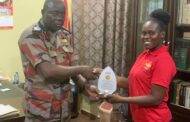 A/R: DGO Fafali Presents Award To Regional Fire Commander