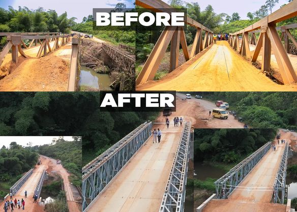 E/R: Oppong Nkrumah Grateful To Akufo-Addo, Amoako-Atta For Construction Of New Steel Bridge