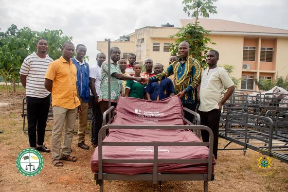 Sefwi Akontombra District Health Directorate Receives 50 Patient Beds From MP