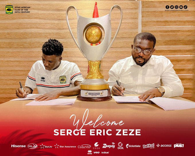 GPL: Kotoko Midfielder Eric Serge Zeze Confident Club Will Win Title Next Season