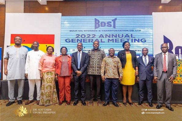 Energy Minister Commends BOST For GHS164m Profit Before Tax In 2021