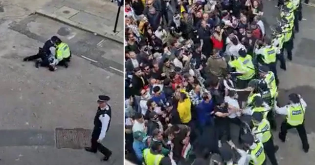 Iranian Embassy: Protesters Clash with Police in London