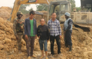 W/R: Galamsey Cartel under Siege 3 More Chinese, 6 Ghanaians, 3 Excavators, Weapons Retrieved By Police