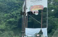 Tension in Okuapeman Again as Giant Billboard of Okuapehene Odwira Destroyed