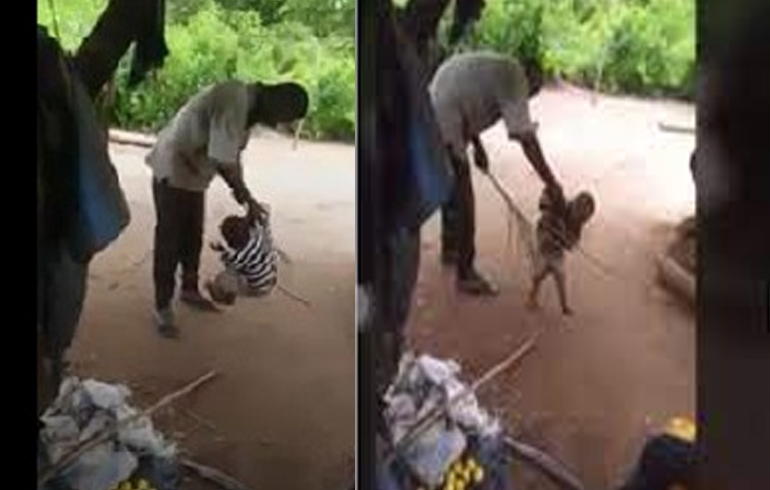 Ghana Police Reportedly Arrest A Man Captured Beating Baby Mercilessly