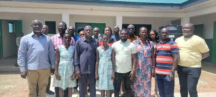 C/R: Effutu MCE Hand Over 2-Unit Kindergarten Block Don Bosco Catholic Basic School, Pledges Support To Education