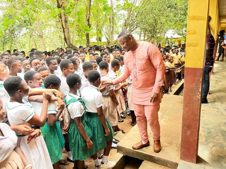 DCE, Hon. Eric Kwaku Kusi Tours BECE Exam Centres