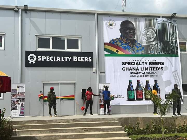 Nsawam 1D1F: Specialty Beers Ghana (SBL) Limited to provide jobs for 1,500 people