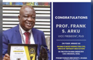 Prof Frank Arku Adjudged Ghana’s Most Respected CEO, Private Tertiary Education