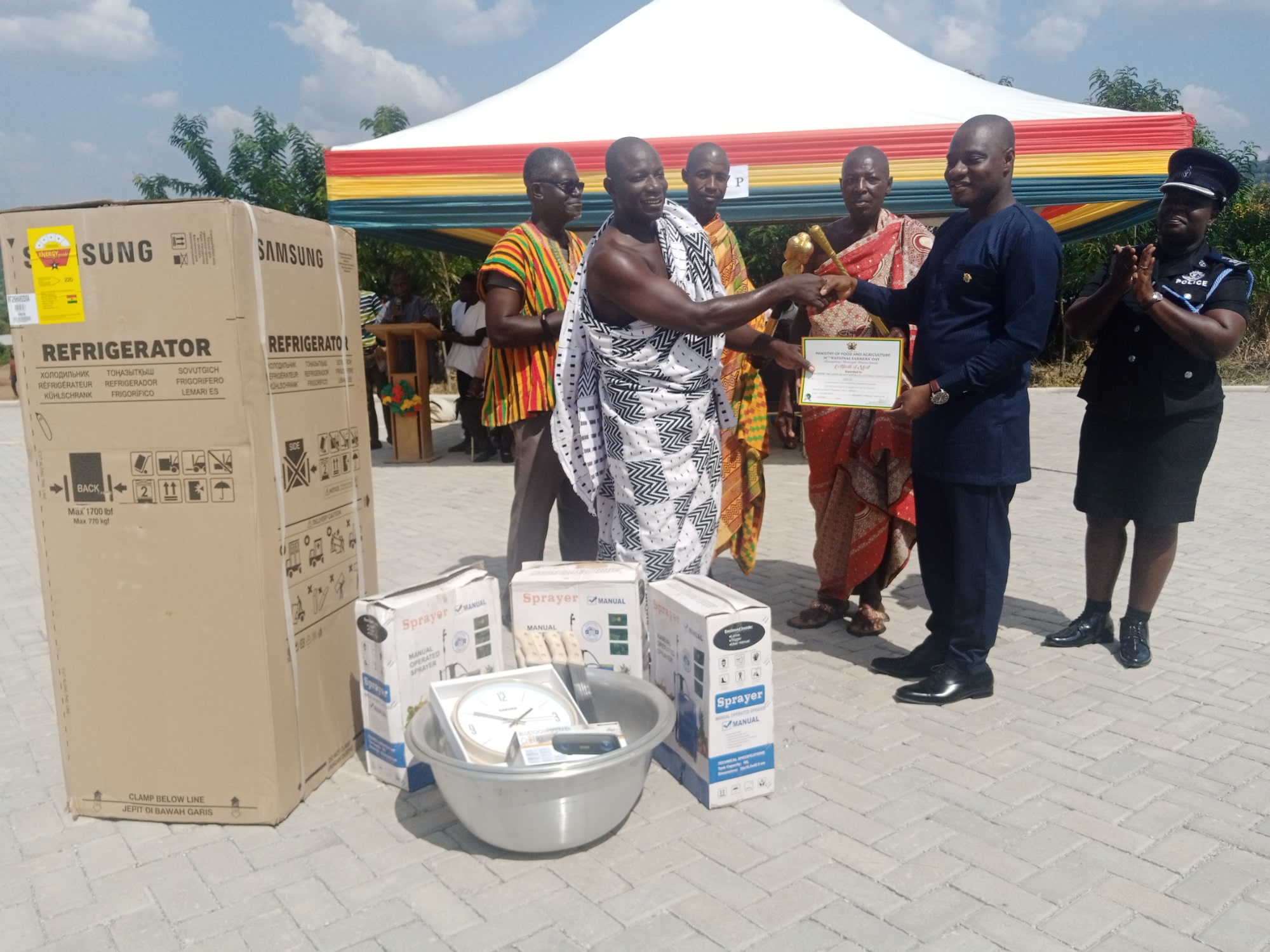 38th National Farmers’ Day Celebration: Kwahuhene Receives Best District Farmer Award