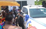Nkwatia Nkosuohene Donates Brand New Toyota Hilux To Newly Commissioned Divisional Police Headquarters