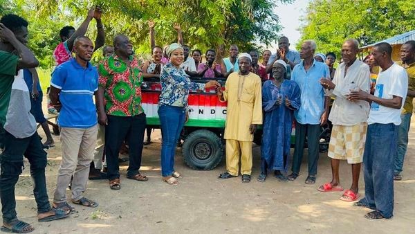 E/R: MP Presents Tricycle To Serve As School Bus To School Children In Afram Plains North