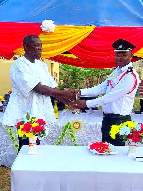 Asankrangwa Fire Station Honour Hard Working Personnel