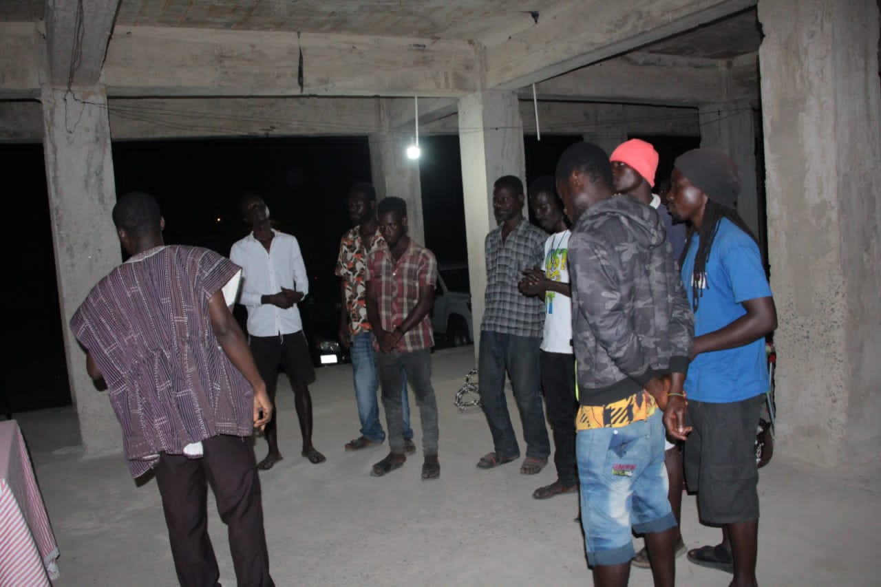 Ghetto Convention Held As Wee Smokers, Drug Addicts And Marginalized Meet At Akyem Osiem