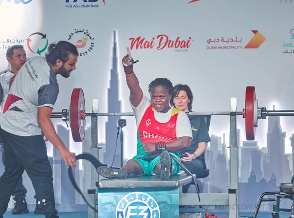 New Generation Event: Ghana's Para Powerlifter, Patricia Nyamekye, Retains her World Record