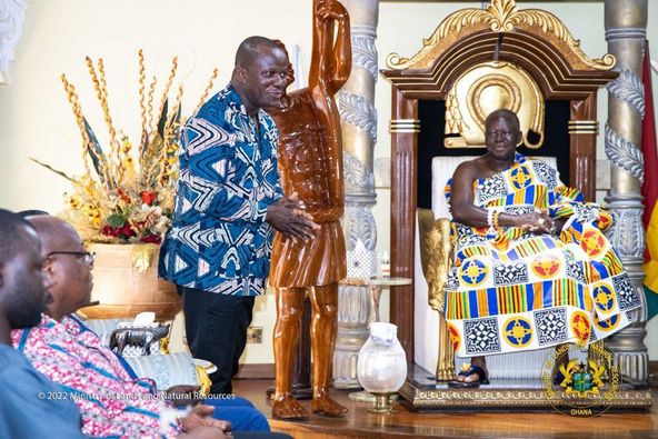 Galamsey Fight: Ministry Of Lands Grateful To Asantehene; Calls For Continuous Support