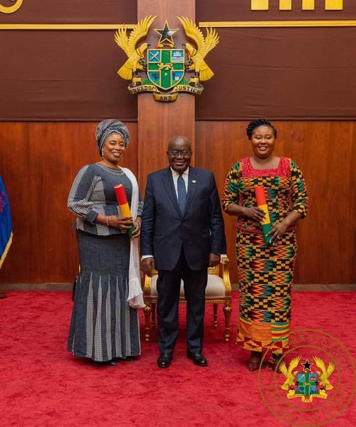 Jubilee House:Akufo-Addo Swore Into Office Gender Minister, Supreme Court Justices