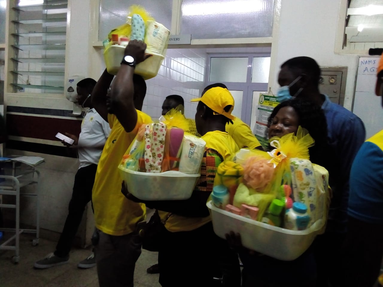 MTN Ghana Donates To New Born Babies, Mothers At Koforidua Regional Hospital On Christmas Day