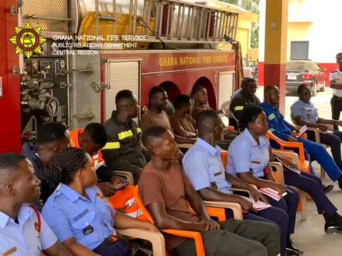 C/R:Fire Safety Educators At Effutu Command Empowered